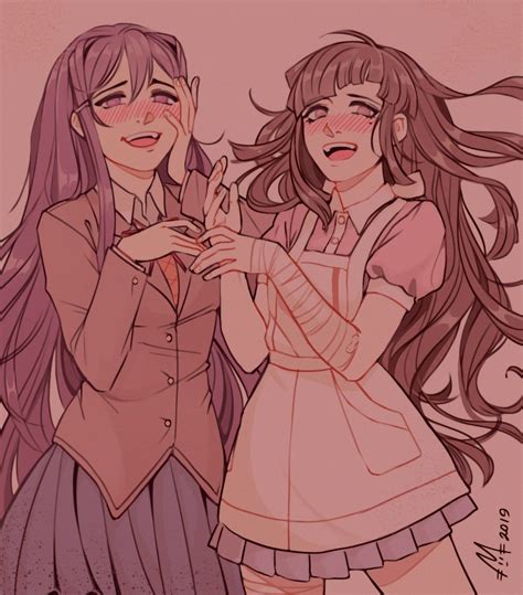 Tsumiki Mikan Yuri Doki Doki Literature Club Fukawa Touko