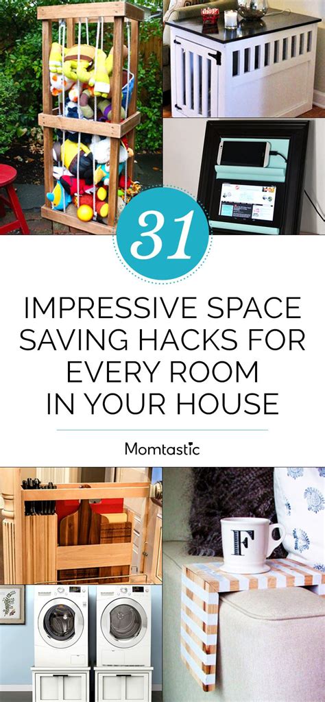 31 Impressive Space Saving Hacks For Every Room In Your House Small