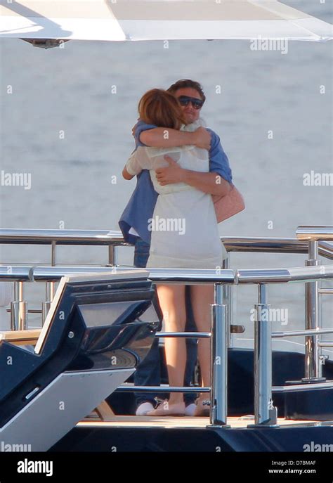 Leonardo Dicaprio And Blake Lively Enjoy The Sun On A Boat In Cannes Cannes France 170511