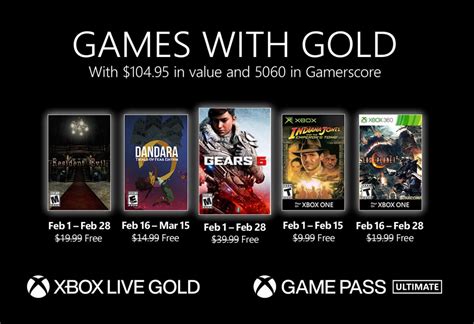 Xbox Games With Gold For February 2021 Pureinfotech