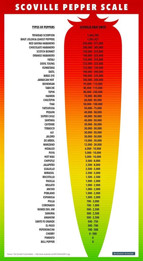 Heres The Scientific Scale Used To Classify Spicy Food Spicy Chile
