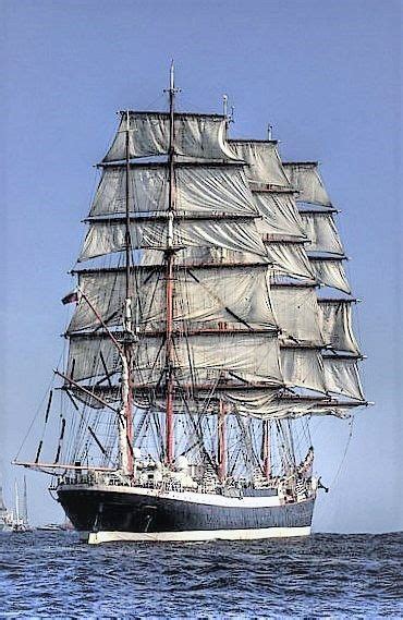 Four Masted Barque Sedov Tall Ships Sailing Ships Old Sailing Ships