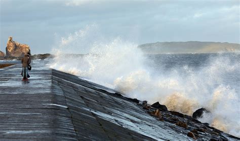 WATCH: Ireland’s Storm Barra’s power, winds continue to rage
