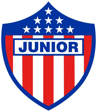 Association football logos by club. Junior de Barranquilla Logo - Junior FC Escudo - PNG y Vector