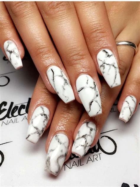Pin By Jennifer Maria On Pretty Nails Marble Acrylic Nails Marble