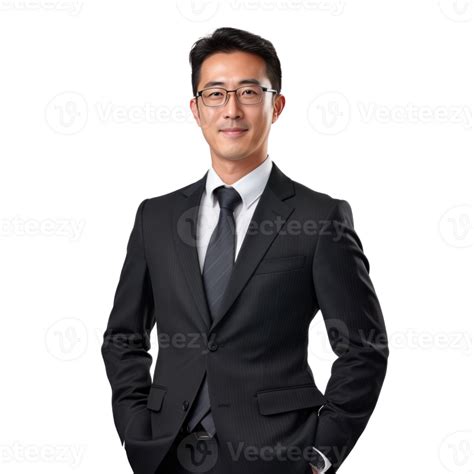 Asian Businessman Isolated 28144518 Png