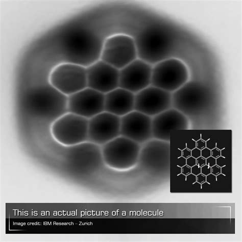 Using An Atomic Force Microscope Ibm Researchers Were Able To Capture