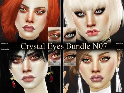 The Best Crystal Eyes Bundle By Pralinesims Crystal Eye Sims 4 Cc