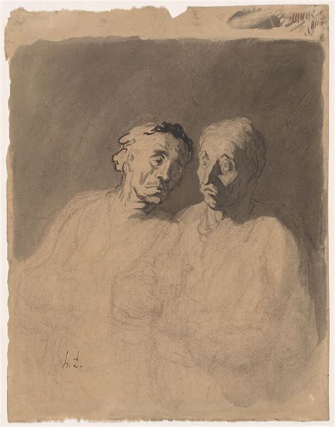 Honoré Daumier Two Drinkers The Metropolitan Museum Of Art