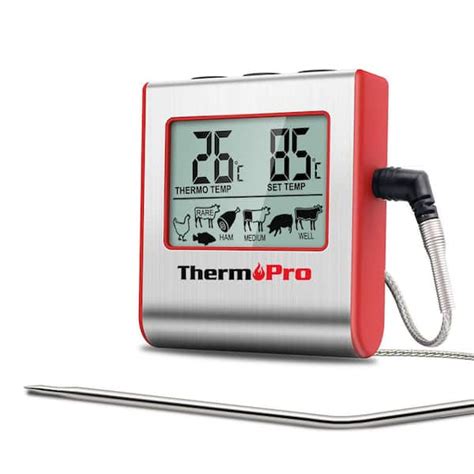 Thermopro Digital Thermometer Oven Smoker Grilling Thermometer With