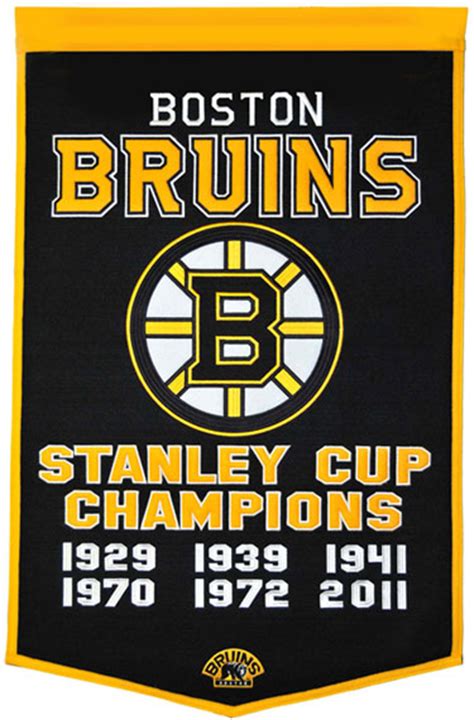 Bruins Stanley Cup Champions Banner