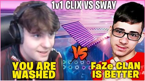 Clix Challenged Faze Sway To 1v1 Zone Wars Wager Then This Happened