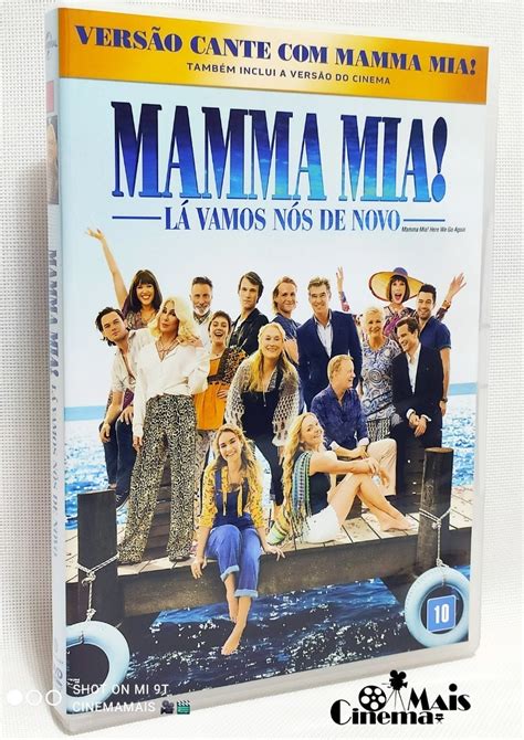 Mamma Mia Lá Vamos Nós De Novo Meryl Streep Dvd