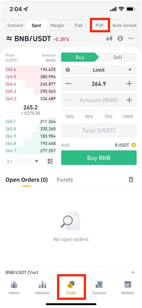 How To Sell Cryptocurrency Via P2p Trading On Binance App Binance