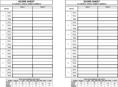 Check spelling or type a new query. Canasta Score Sheets - Word Excel Fomats
