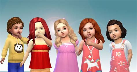 Toddlers Hair Pack At My Stuff • Sims 4 Updates Toddler Hair Toddler