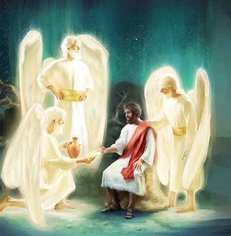 Angels Appear To Jesus And Strengthen Him Jesus Christ Images Jesus
