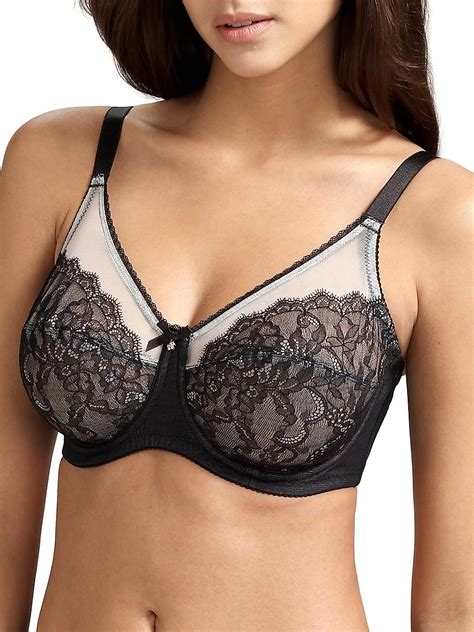 Wacoal Lace Retro Chic Full Figure Underwire Bra 855186 Up To I Cup In Black Save 8 Lyst