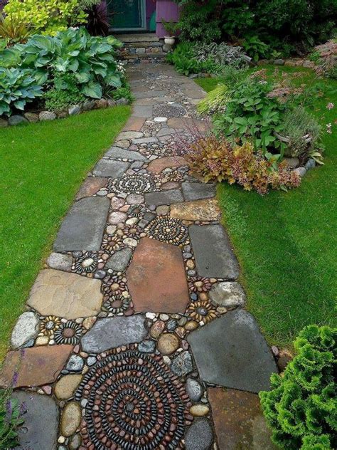 50 Creative Ideas For A Charming Garden Path Rock Garden Landscaping