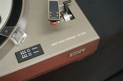 sony vintage 70 s turntable ps 4750 direct drive home record vinyl player 100v ebay