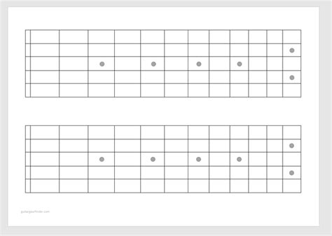 Free Printable Guitar Fretboard Diagram Printable Templates By Nora