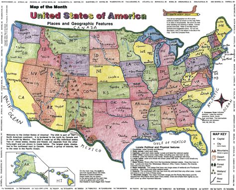 Have Time For Ten Minute Mapping Maps For The Classroom Us Map High