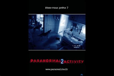 Photo L Affiche Du Film Paranormal Activity Purepeople