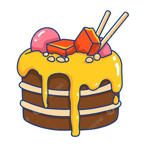 Kue Ulang Tahun Kartun Kue Kue Ulang Tahun Kue Kartun Png Transparan