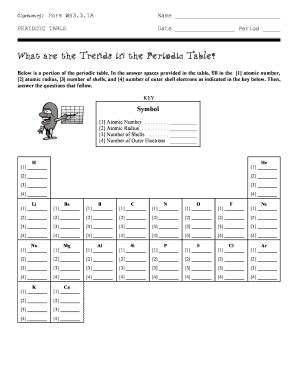 Start studying periodic trends quiz. Graphing periodic trends activity answer key | Worksheet ...