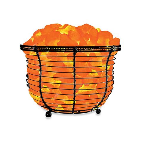 Himalayan salt lamps are usually a welcome addition to any bedroom or living space as they're thought to help with sleeping and boost moods, however, the same doesn't apply for cats. Himalayan Glow® Ionic Crystal Salt Basket Tall Lamp | Bed ...