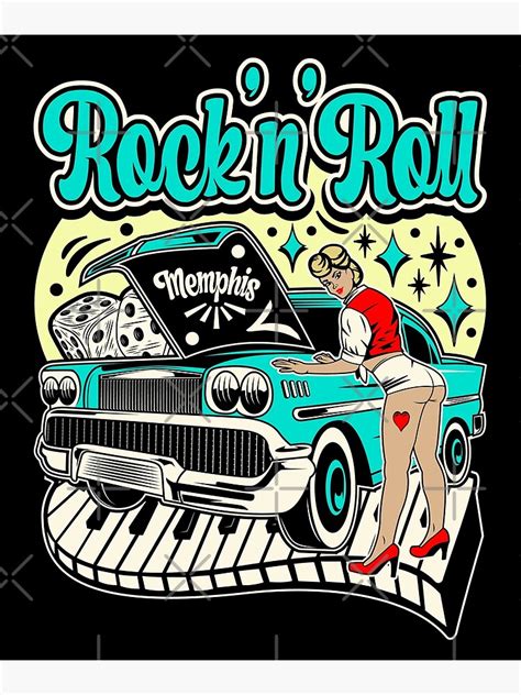 Rockabilly Party 50s Sock Hop Pin Up Vintage Rock N Roll Memphis