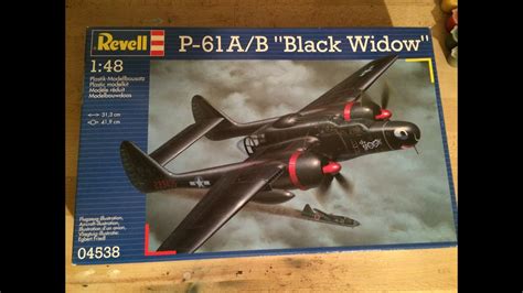 Unboxing Revell P Black Widow Youtube