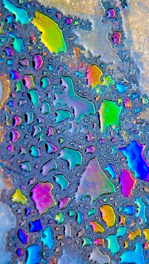 Color Droplets Rainbow Aesthetic Rainbow Wallpaper