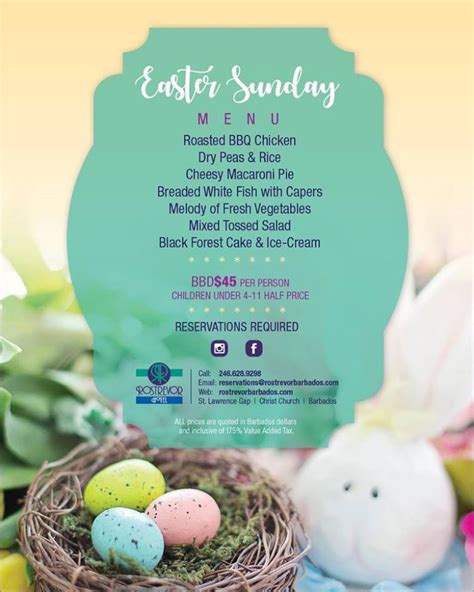 easter sunday buffet lunch at the deck restaurant what s on in barbados 2018 04 01 ph