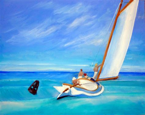 Edward Hopper Sailboat Painting At Explore