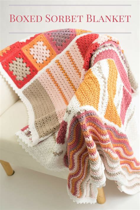 Crochet Blanket Pattern That Uses Several Different Crochet Styles