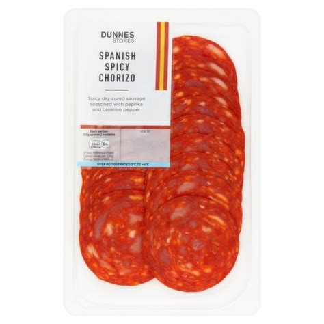 Dunnes Stores Spanish Spicy Chorizo 100g Dunnes Stores