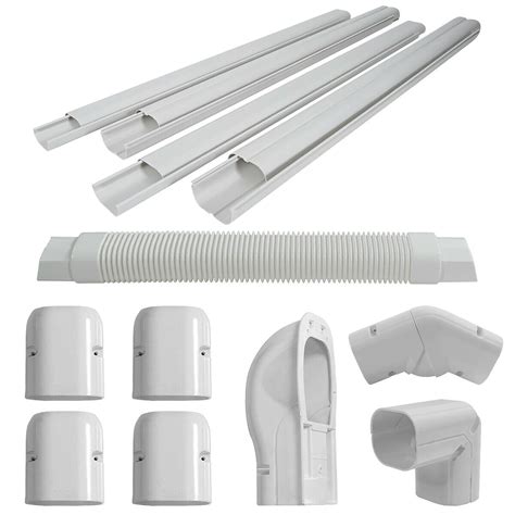 Costway Pvc Line Cover Kit For Ductless Mini Split Air Conditioners