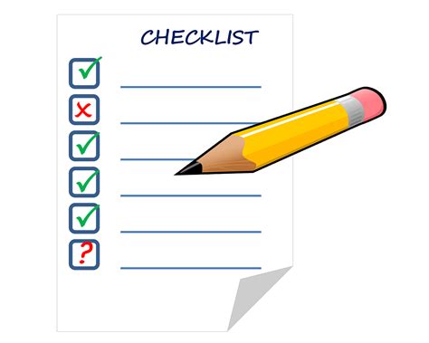 Checklist List Check Free Image On Pixabay