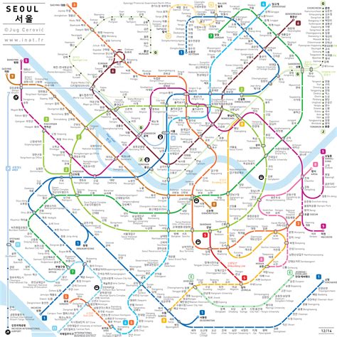 Seoul Metro Map Download Tourist Map Of English