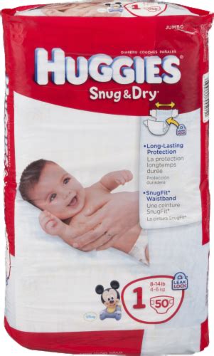 Huggies Snug And Dry Size 1 Diapers 50 Ct Foods Co