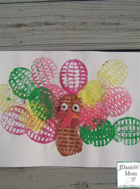 Arts And Crafts For Kids Potato Masher Painted Turkey