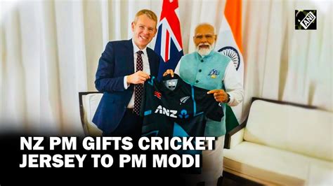 Pm Narendra Modi Meets New Zealand Pm Chris Hipkins Youtube