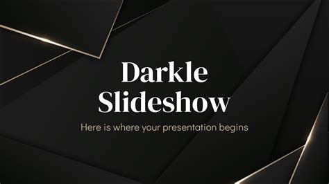 Free Black Google Slide Themes And Powerpoint Templates