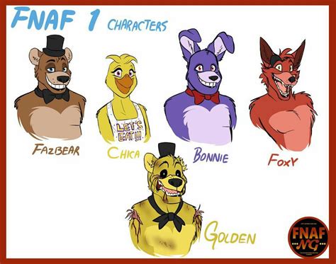 Nombres De Los Animatronicos Fnaf Fnaf Characters Fnaf Funny