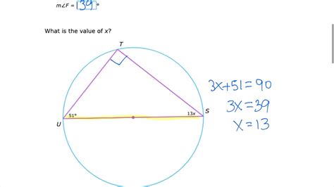 Acgeo Ixl Angles In Inscribed Right Triangles Youtube