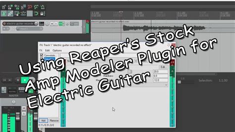Mixbus looks amazing and will likely replace reaper for me, didn't even know it existed till now. Reaper's Virtual Amp Modeler For Electric Guitar