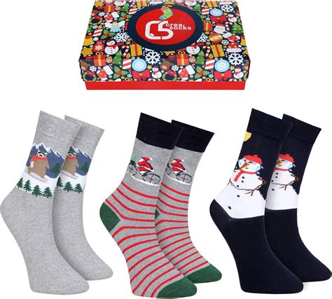 Creasocks Christmas Socks Ts For Men Women Funny Christmas Stocking