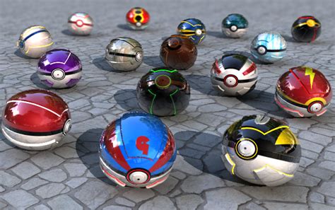 All Kind Of Realistic Pokeballs V2 By Finnakira On Deviantart