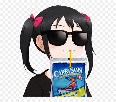 Transparent Neckbeard Png Anime Girl With Sunglasses Meme Png